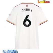 Arsenal Gabriel Magalhaes #6 Replica Third Shirt Ladies 2025-26 Short Sleeve